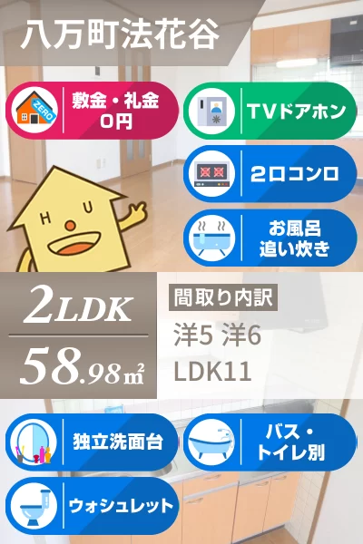 Law Flower 203のお部屋の特徴