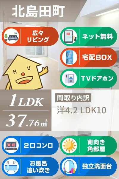 コッティ クワハラI 103のお部屋の特徴