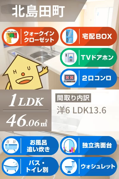 コッティ クワハラII 103のお部屋の特徴