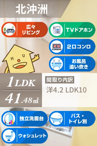 プレシア II 102のお部屋の特徴
