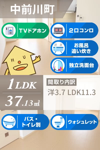 ルーチェ 101のお部屋の特徴