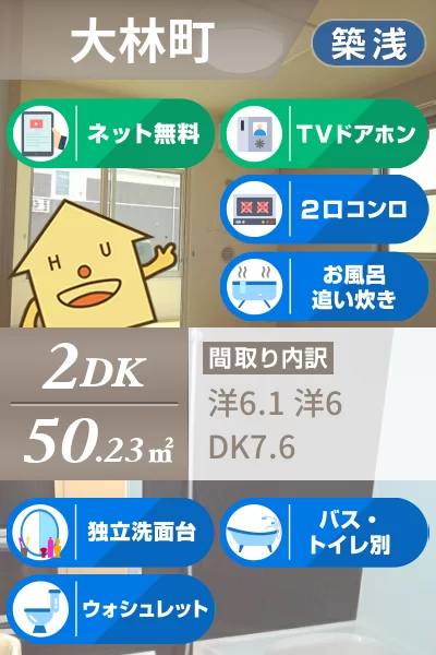 ロイヤル オークB 103のお部屋の特徴