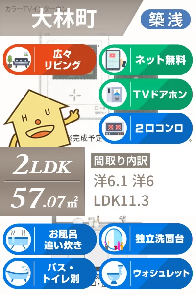 ロイヤル オークB 202のお部屋の特徴