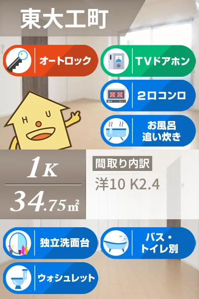 ソワ・リヴィエール 202のお部屋の特徴