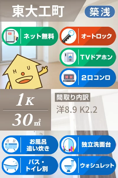 ソワ・リヴィエール 406のお部屋の特徴