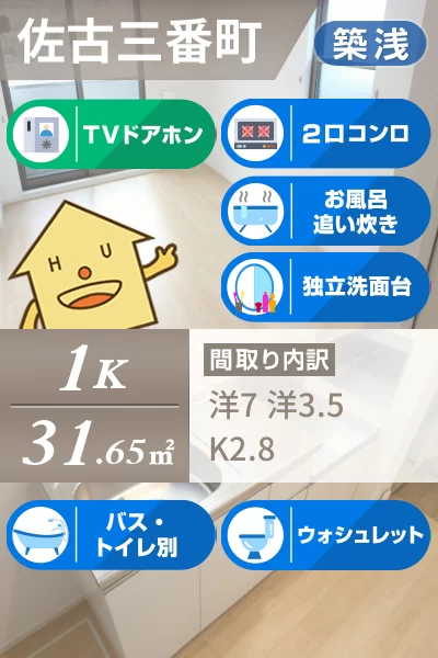 ラ・シエル 102のお部屋の特徴