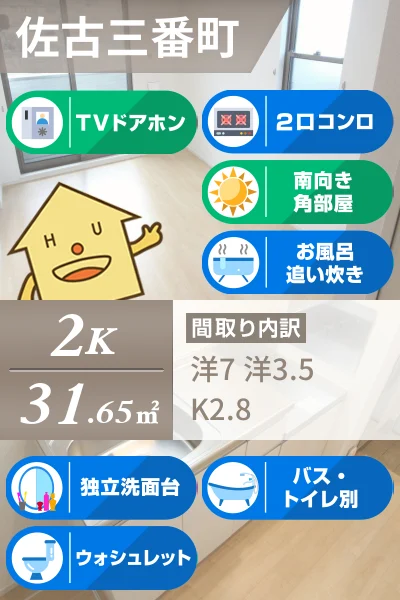 ラ・シエル 103のお部屋の特徴