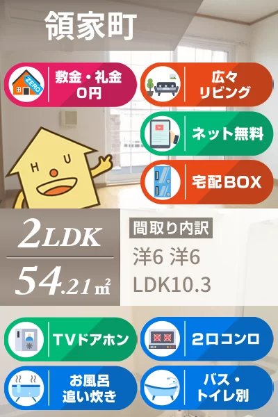 エスペランスB 103のお部屋の特徴