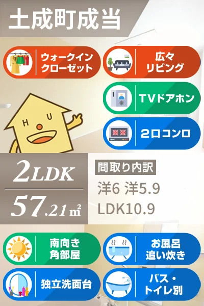 ブリリオ 202のお部屋の特徴