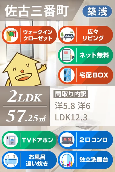 テラ・クオーレB 202のお部屋の特徴