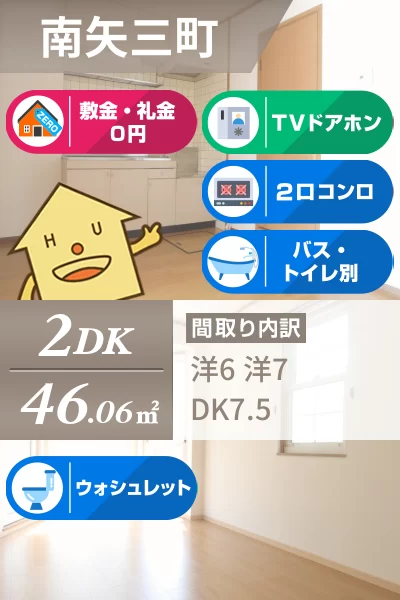 ニュールフランB号館 103のお部屋の特徴