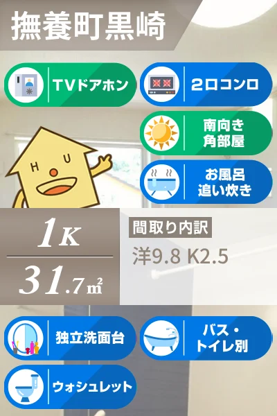 グレイス・ティ 202のお部屋の特徴