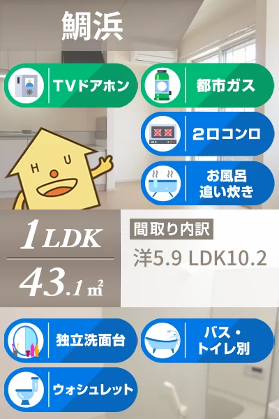 グレイスコート 1号館 102のお部屋の特徴