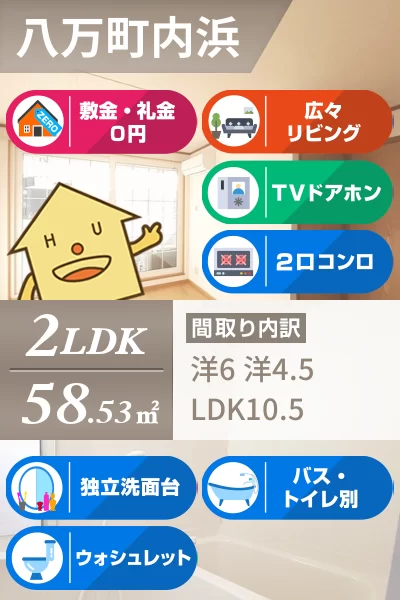 アムール・ハザカB 201のお部屋の特徴
