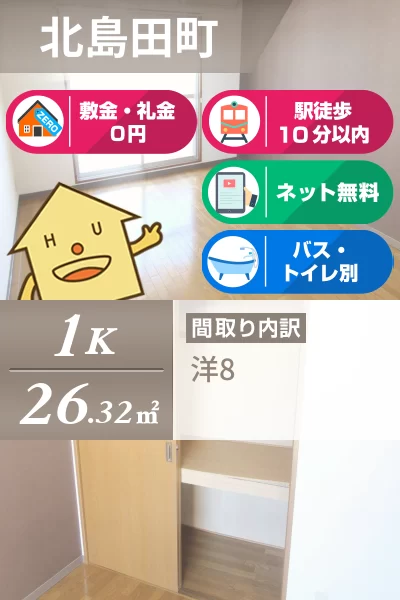 ハイムオアシス 402のお部屋の特徴