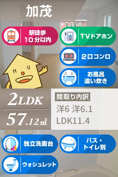 エテルノA 202のお部屋の特徴