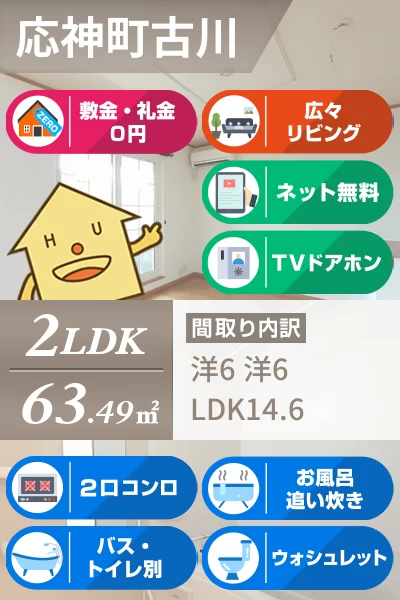 コスミオン C 203のお部屋の特徴