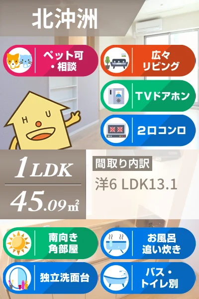 エヴェリーナIII 103のお部屋の特徴
