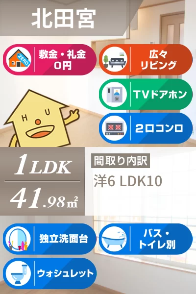 アルト・アルベロB 202のお部屋の特徴