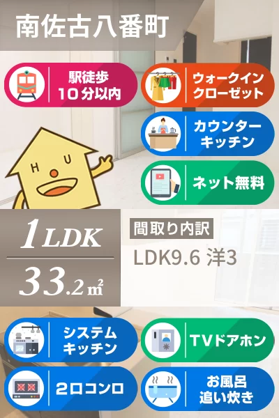 カーサフェリオ南佐古 103のお部屋の特徴