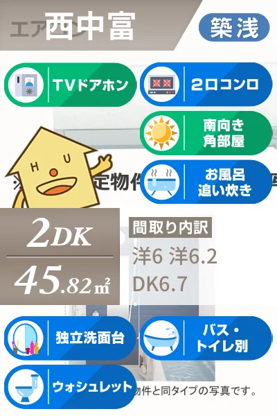 ボヌシャンス 102のお部屋の特徴