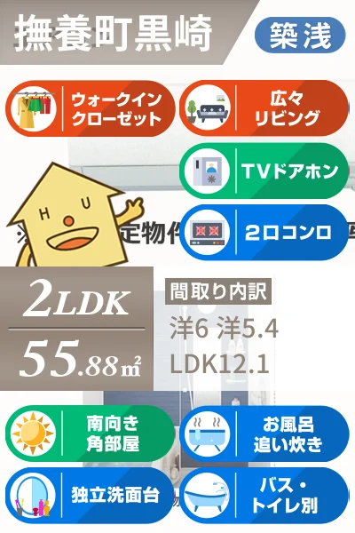 ラソ・エテルノ 103のお部屋の特徴