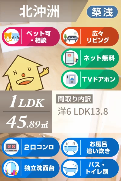 ラ・ドゥサーIII 102のお部屋の特徴