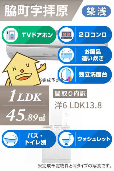 プラン ソレイユ B 101のお部屋の特徴