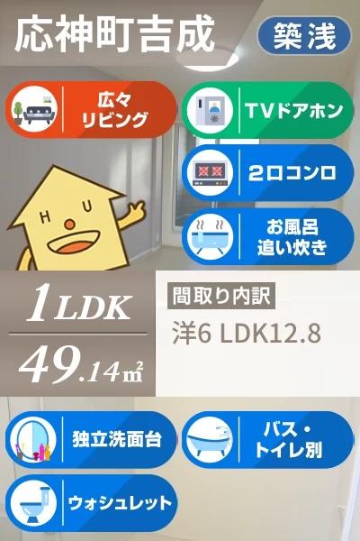 フェニックス 応神 203のお部屋の特徴