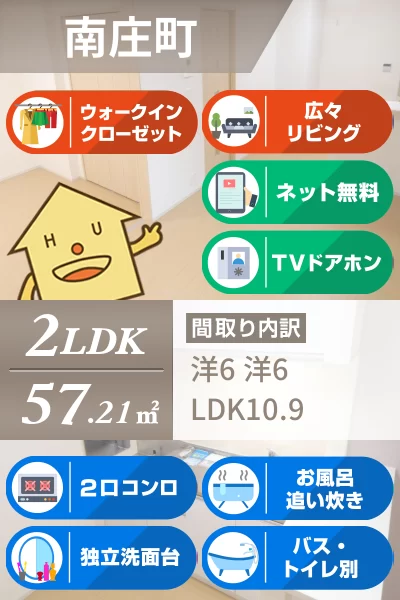 エルハーベン加茂宮D 203のお部屋の特徴