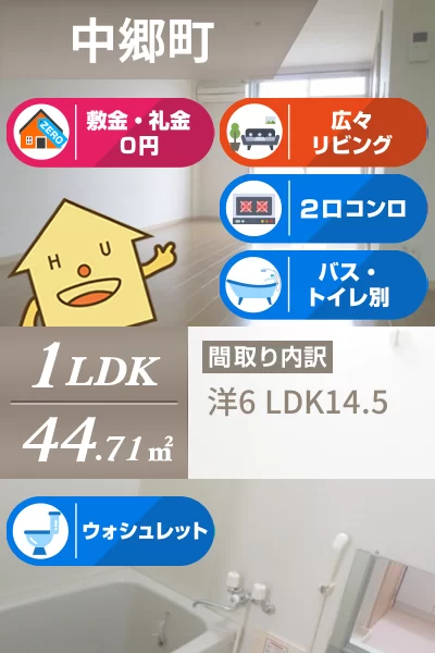 武中ハイツ 203のお部屋の特徴