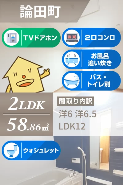 プラシード本浦 A 202のお部屋の特徴