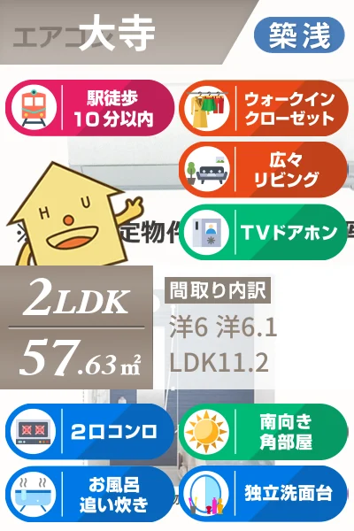 プランドール板野B 206のお部屋の特徴