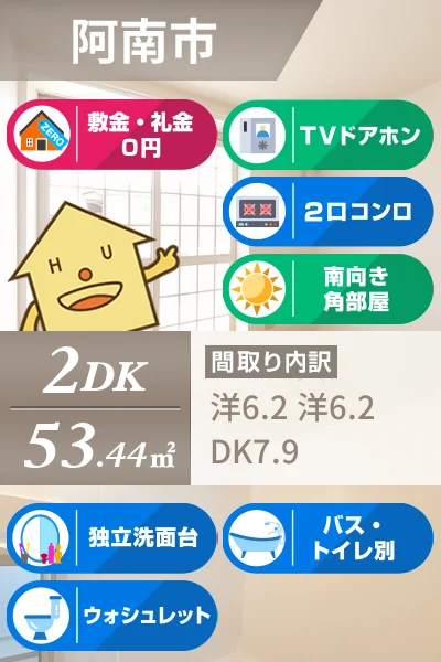 フォンテーヌA 202のお部屋の特徴