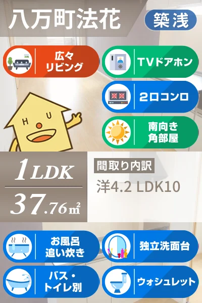 グラチチュードI 102のお部屋の特徴