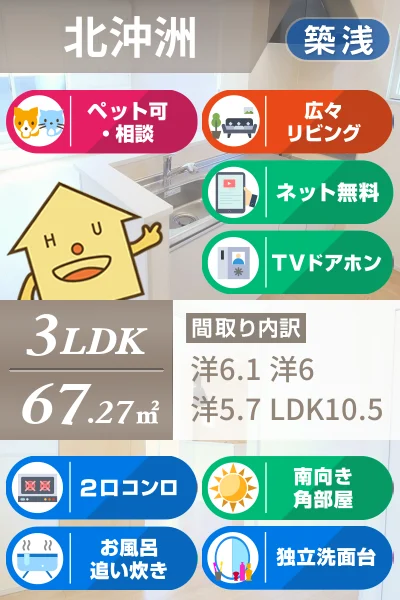 エスポワール I 202のお部屋の特徴