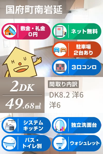 アクアハイツMIKI 203のお部屋の特徴