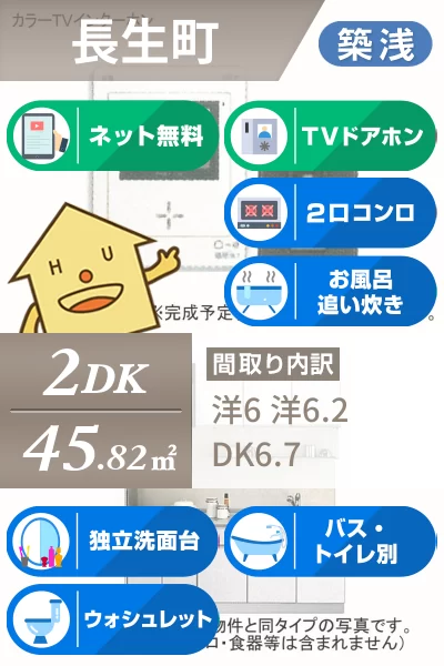リアン長生B 101のお部屋の特徴
