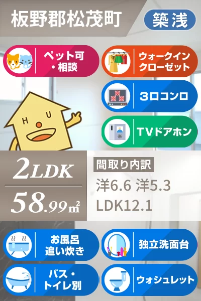 ルタン・ザ・サードA 203のお部屋の特徴