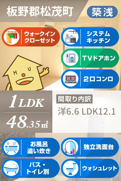フランメゾン松茂 102のお部屋の特徴