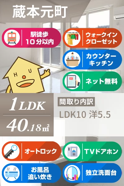 フォルテシモ 103のお部屋の特徴