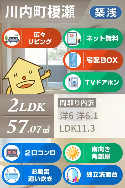 セミージャB 203のお部屋の特徴