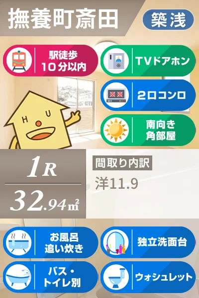 アステール 102のお部屋の特徴