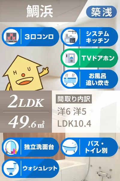 メイプレーヌ D 102のお部屋の特徴