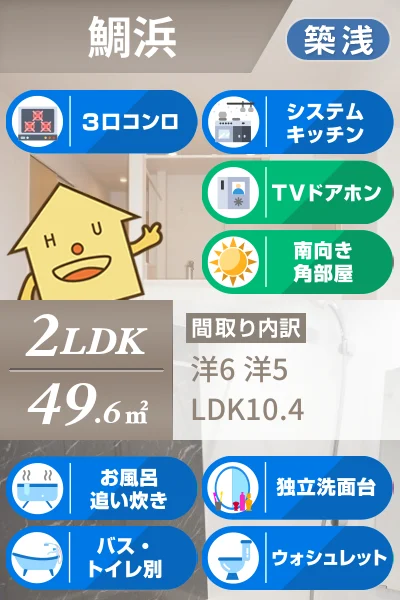 メイプレーヌ G 102のお部屋の特徴