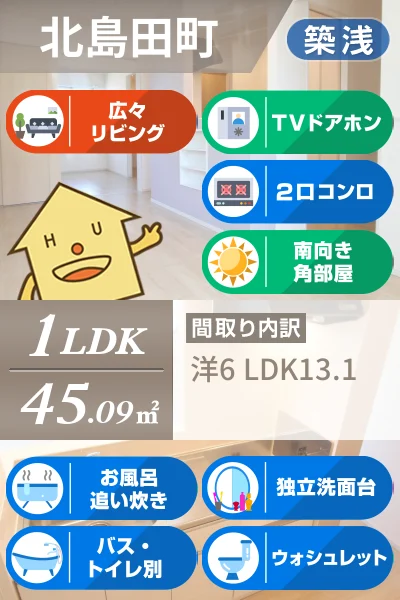 クック V 103のお部屋の特徴
