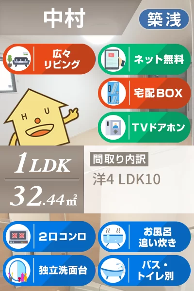 エスペランス α II 105のお部屋の特徴