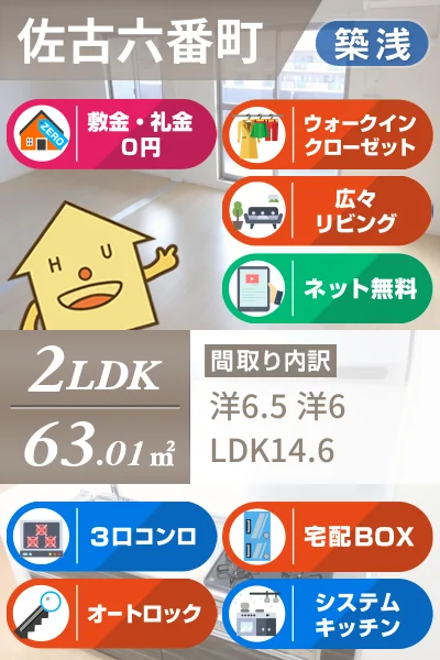 グランクリュ佐古 WEST 1201のお部屋の特徴