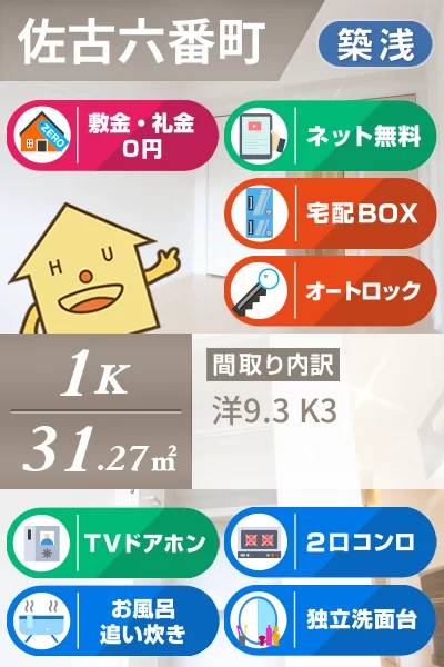 グランクリュ佐古 EAST 706のお部屋の特徴