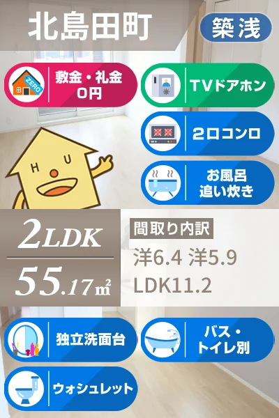 モンドブリエ 102のお部屋の特徴